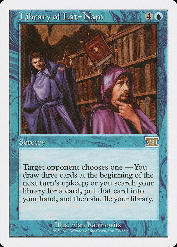 Biblioteca de Lat-Nam / Library of Lat-Nam - Magic: The Gathering - MoxLand