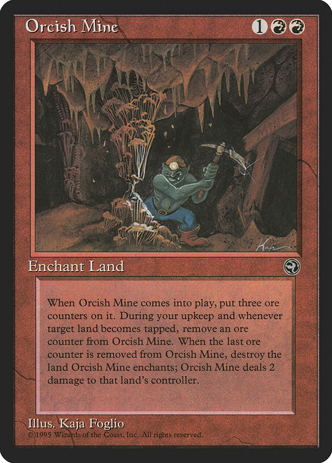 Mina órquica / Orcish Mine - Magic: The Gathering - MoxLand