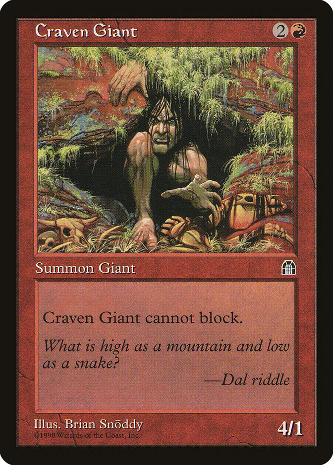 Gigante Covarde / Craven Giant - Magic: The Gathering - MoxLand