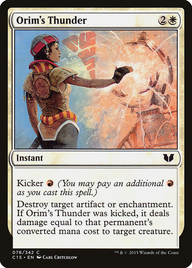 Trovão de Orim / Orim's Thunder - Magic: The Gathering - MoxLand