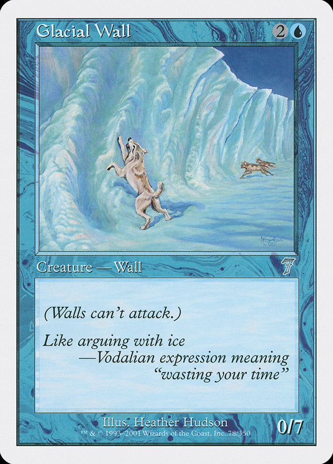 Barreira Glacial / Glacial Wall - Magic: The Gathering - MoxLand