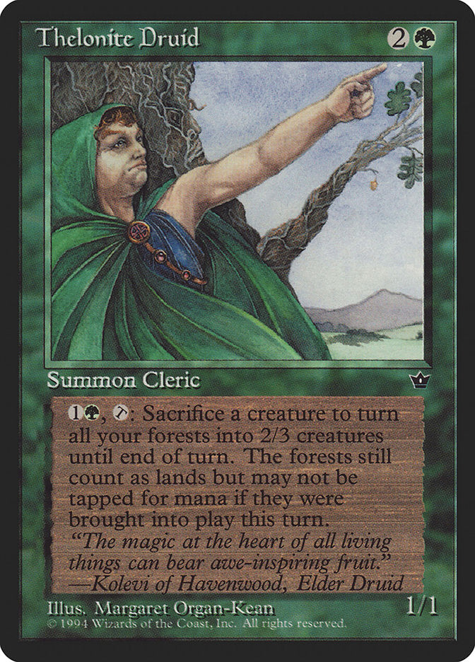 Thelonite Druid - Magic: The Gathering - MoxLand