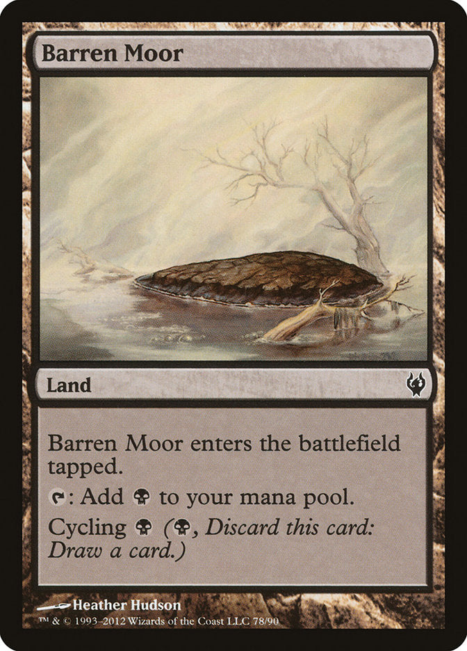 Charneca Estéril / Barren Moor - Magic: The Gathering - MoxLand