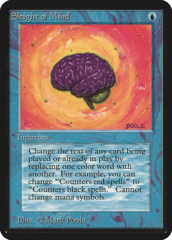 Ilusão Mental / Sleight of Mind - Magic: The Gathering - MoxLand