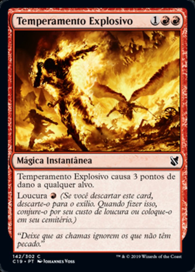 Temperamento Explosivo / Fiery Temper - Magic: The Gathering - MoxLand