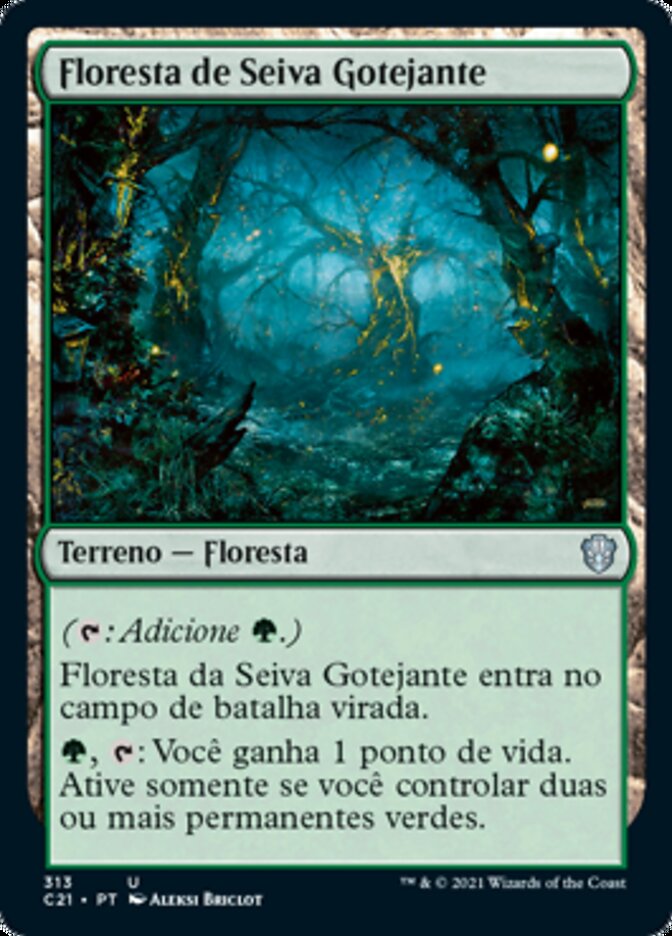 Floresta de Seiva Gotejante / Sapseep Forest - Magic: The Gathering - MoxLand