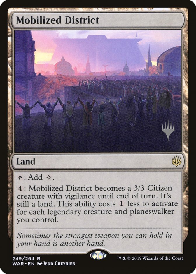 Distrito Mobilizado / Mobilized District - Magic: The Gathering - MoxLand