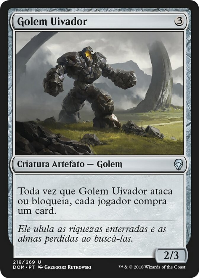 Golem Uivador / Howling Golem - Magic: The Gathering - MoxLand