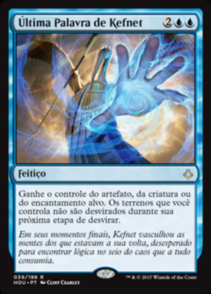 Última Palavra de Kefnet / Kefnet's Last Word - Magic: The Gathering - MoxLand