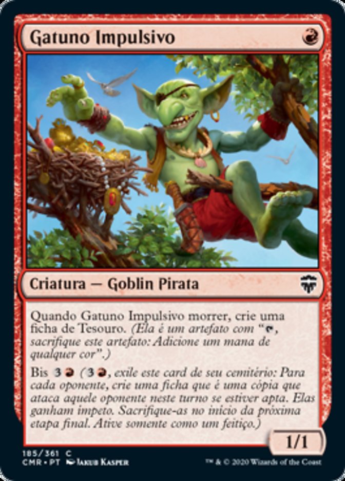Gatuno Impulsivo / Impulsive Pilferer - Magic: The Gathering - MoxLand