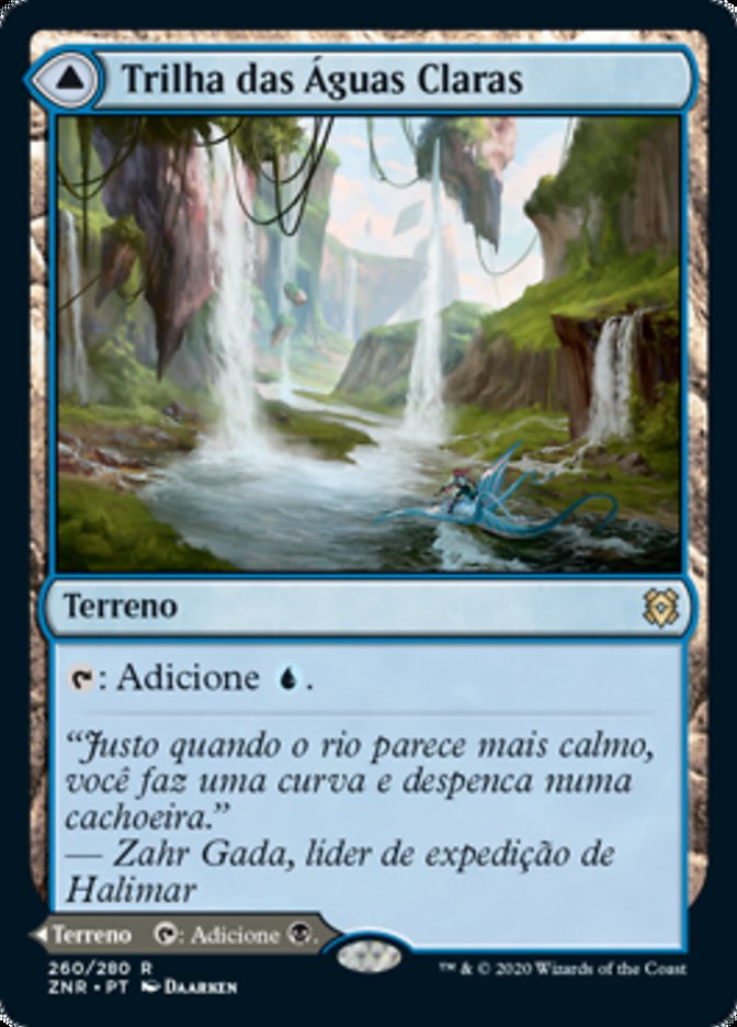 Trilha das Águas Claras / Clearwater Pathway - Magic: The Gathering - MoxLand