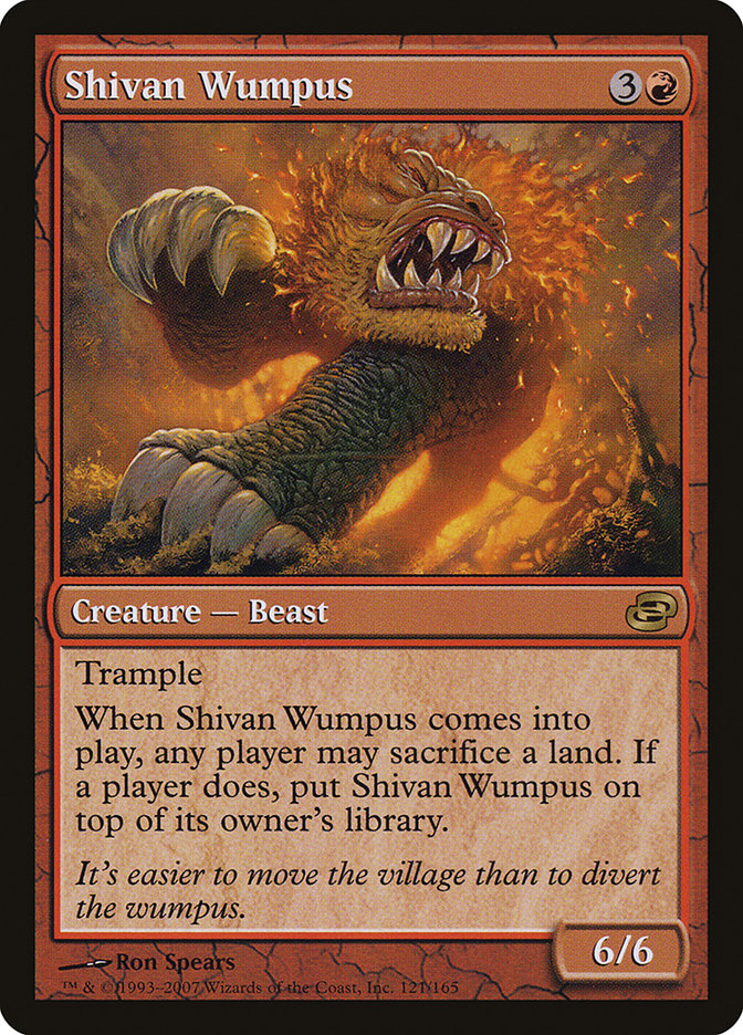 Wumpus de Shiv / Shivan Wumpus - Magic: The Gathering - MoxLand