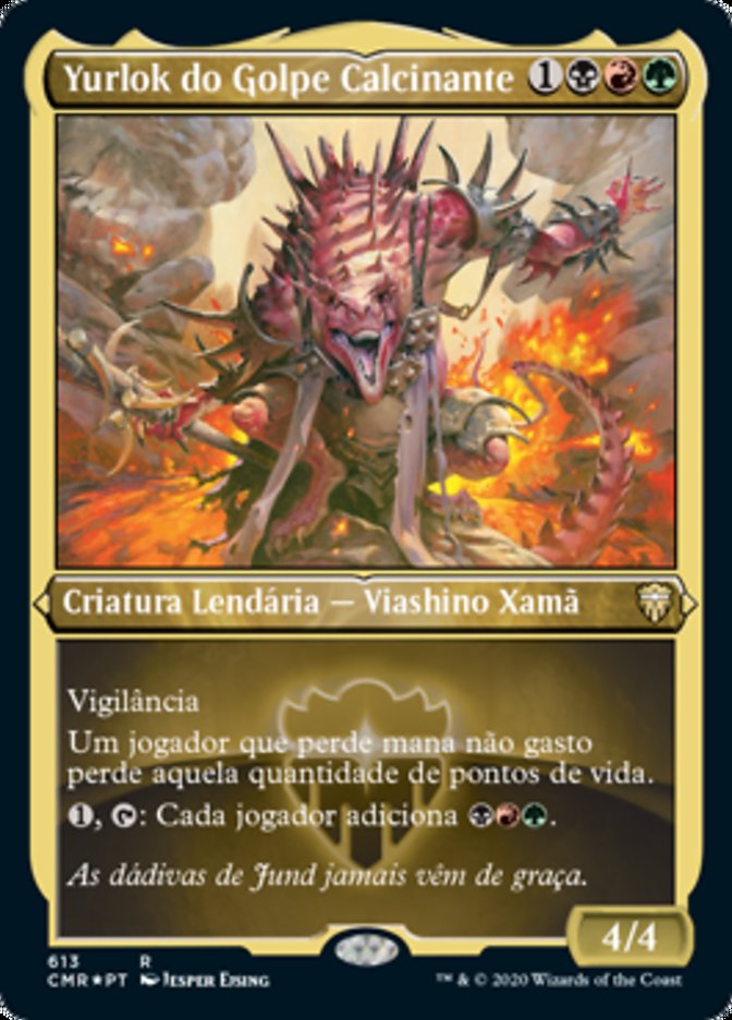 Yurlok do Golpe Calcinante / Yurlok of Scorch Thrash - Magic: The Gathering - MoxLand