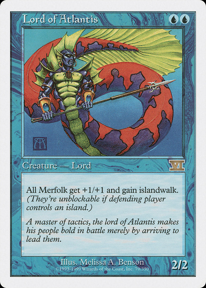 Senhor da Atlântida / Lord of Atlantis - Magic: The Gathering - MoxLand