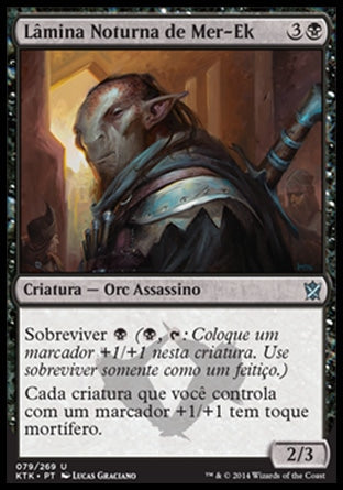 Lâmina Noturna de Mer-Ek / Mer-Ek Nightblade - Magic: The Gathering - MoxLand