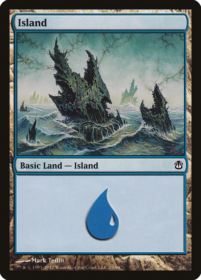 Ilha / Island - Magic: The Gathering - MoxLand