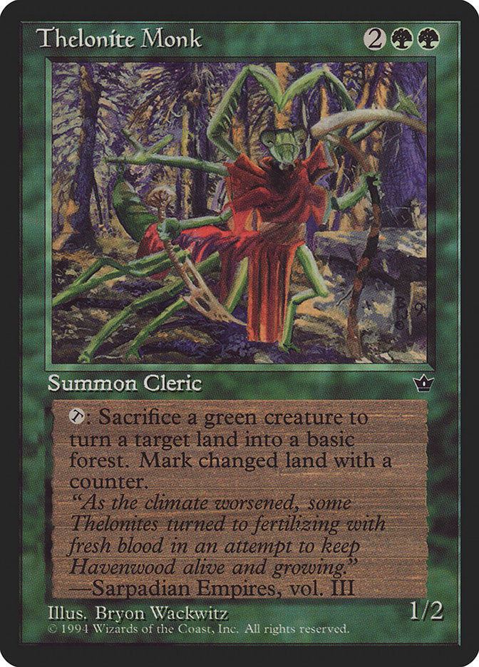 Thelonite Monk / Thelonite Monk - Magic: The Gathering - MoxLand
