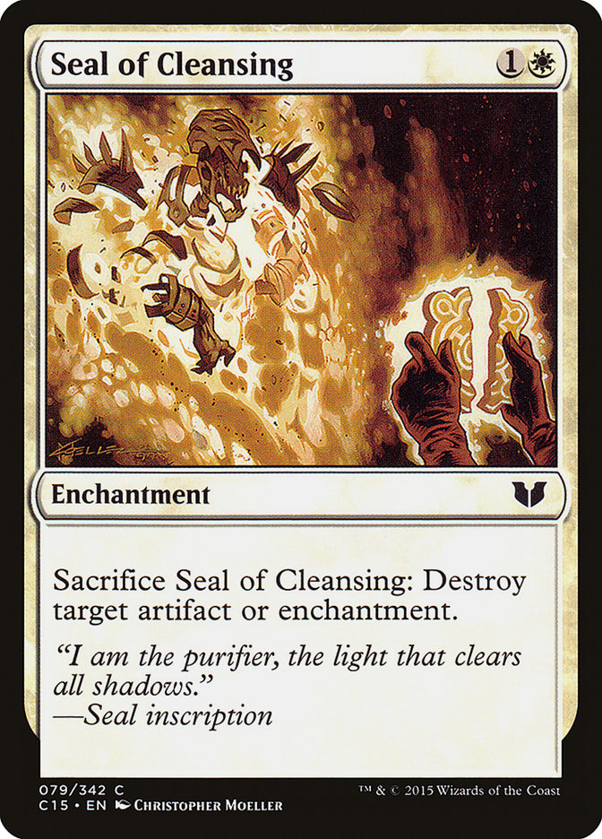 Selo da Purificação / Seal of Cleansing - Magic: The Gathering - MoxLand