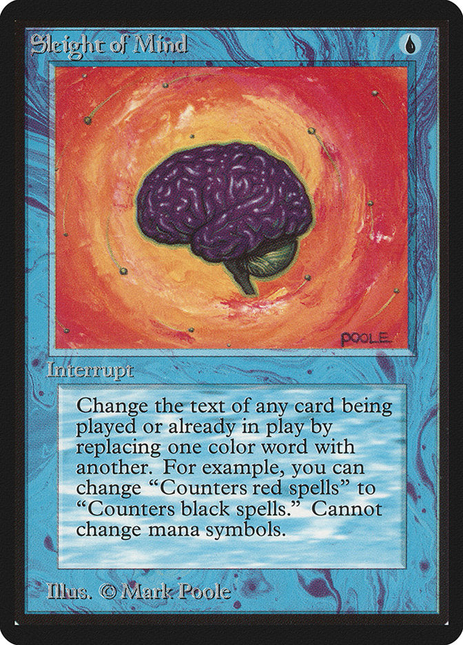 Ilusão Mental / Sleight of Mind - Magic: The Gathering - MoxLand