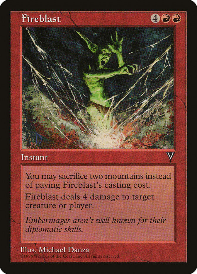 Explosão de Fogo / Fireblast - Magic: The Gathering - MoxLand