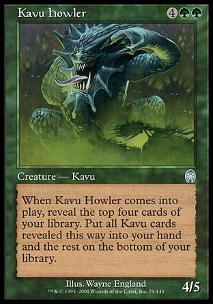 Kavu Uivador / Kavu Howler - Magic: The Gathering - MoxLand