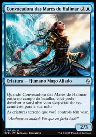 Convocadora das Marés de Halimar / Halimar Tidecaller - Magic: The Gathering - MoxLand