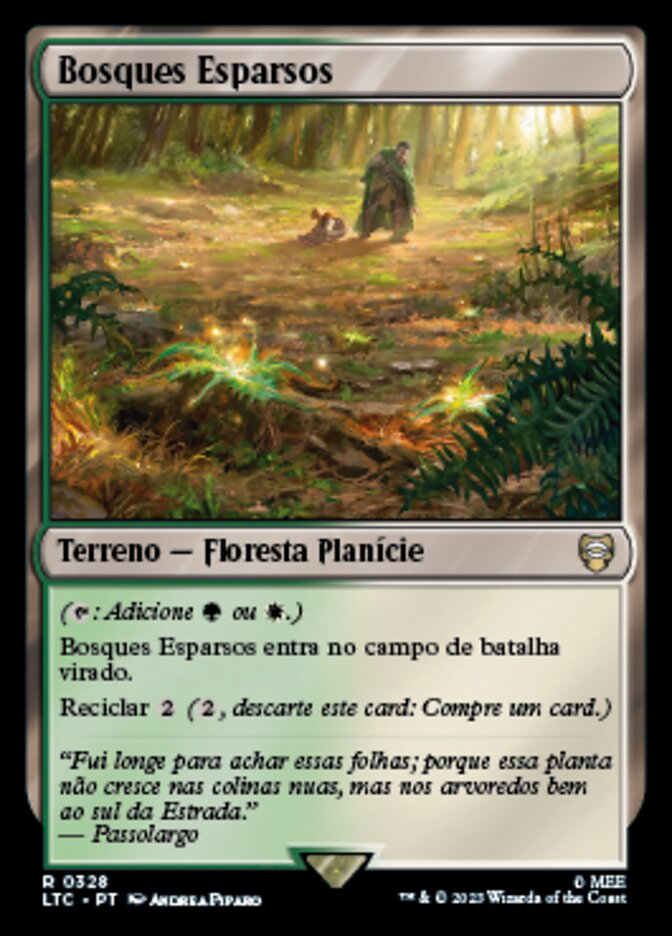 Bosques Esparsos / Scattered Groves - Magic: The Gathering - MoxLand