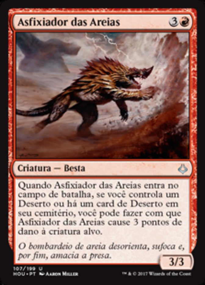 Asfixiador das Areias / Sand Strangler - Magic: The Gathering - MoxLand