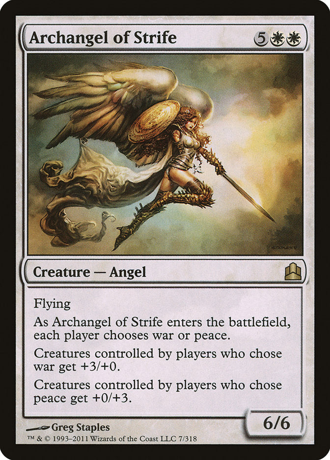 Archangel of Strife / Archangel of Strife - Magic: The Gathering - MoxLand