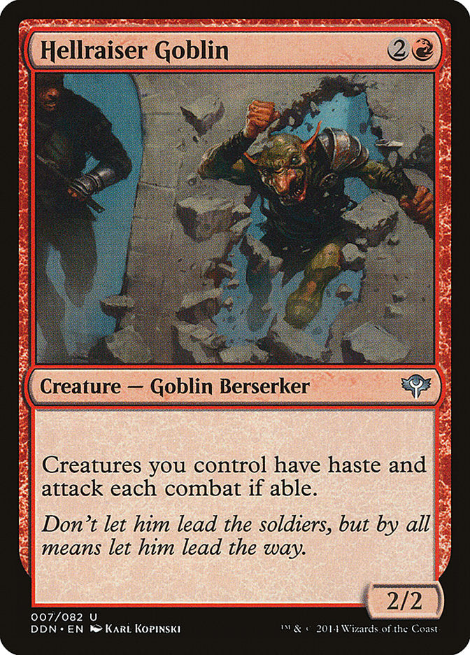 Goblin Arruaceiro / Hellraiser Goblin - Magic: The Gathering - MoxLand