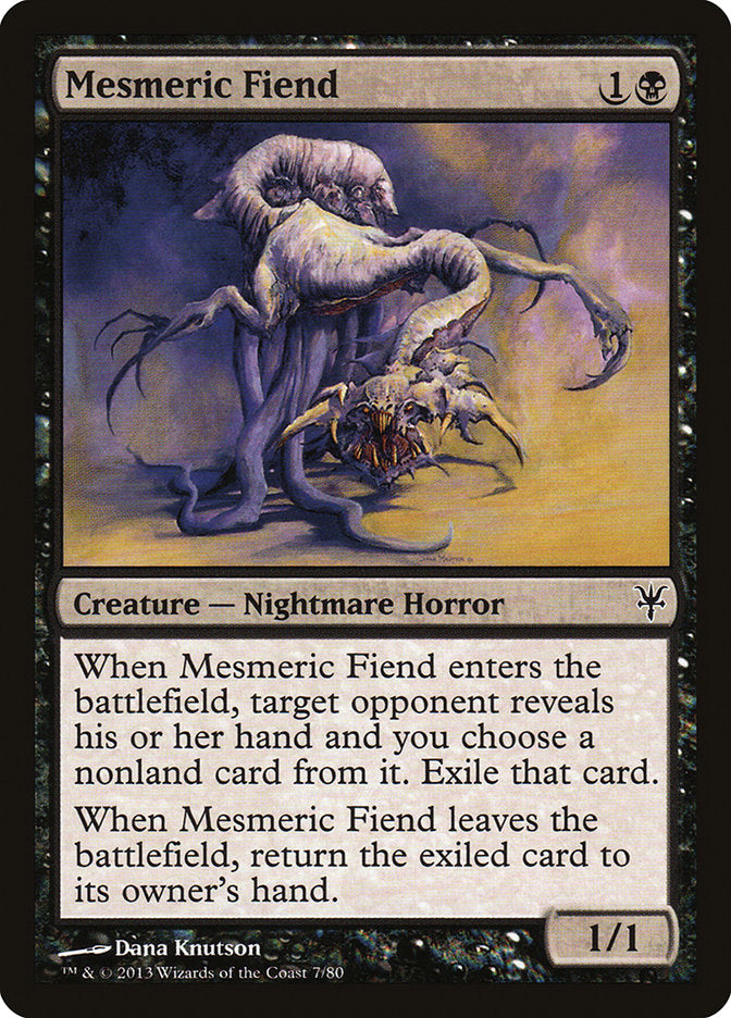 Demônio Mesmérico / Mesmeric Fiend - Magic: The Gathering - MoxLand