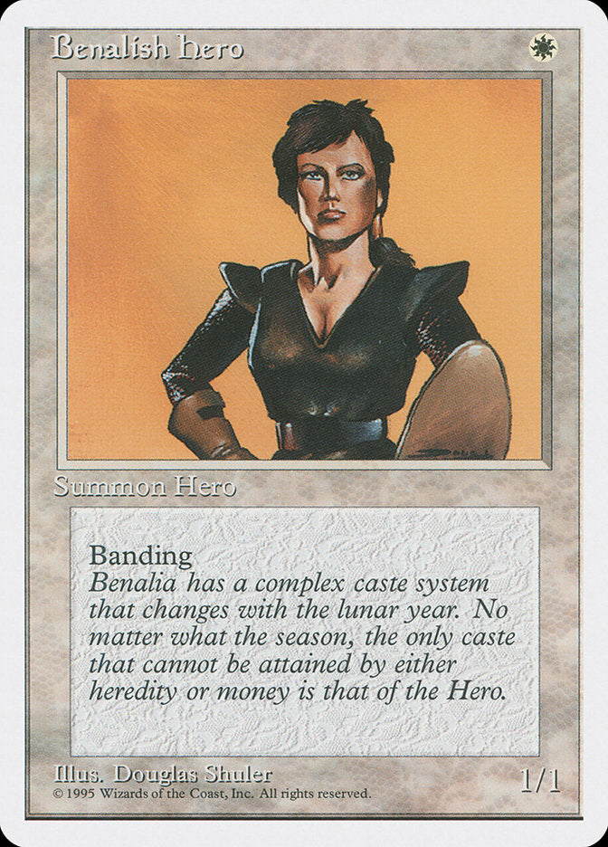 Heroína de Benália / Benalish Hero - Magic: The Gathering - MoxLand