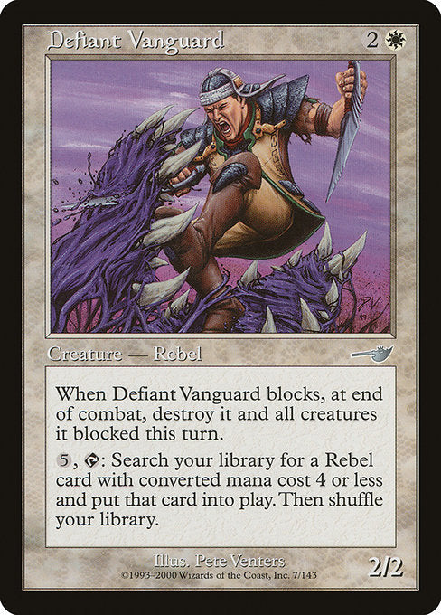 Vanguarda Desafiadora / Defiant Vanguard - Magic: The Gathering - MoxLand