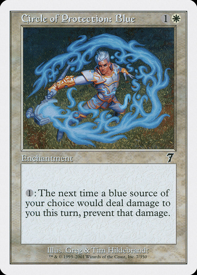 Círculo de Proteção: Azul / Circle of Protection: Blue - Magic: The Gathering - MoxLand