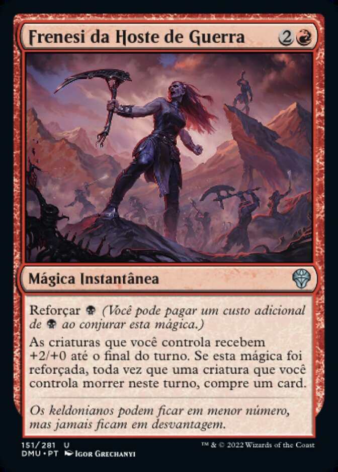 Frenesi da Hoste de Guerra / Warhost's Frenzy - Magic: The Gathering - MoxLand