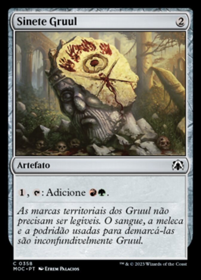 Sinete Gruul / Gruul Signet - Magic: The Gathering - MoxLand