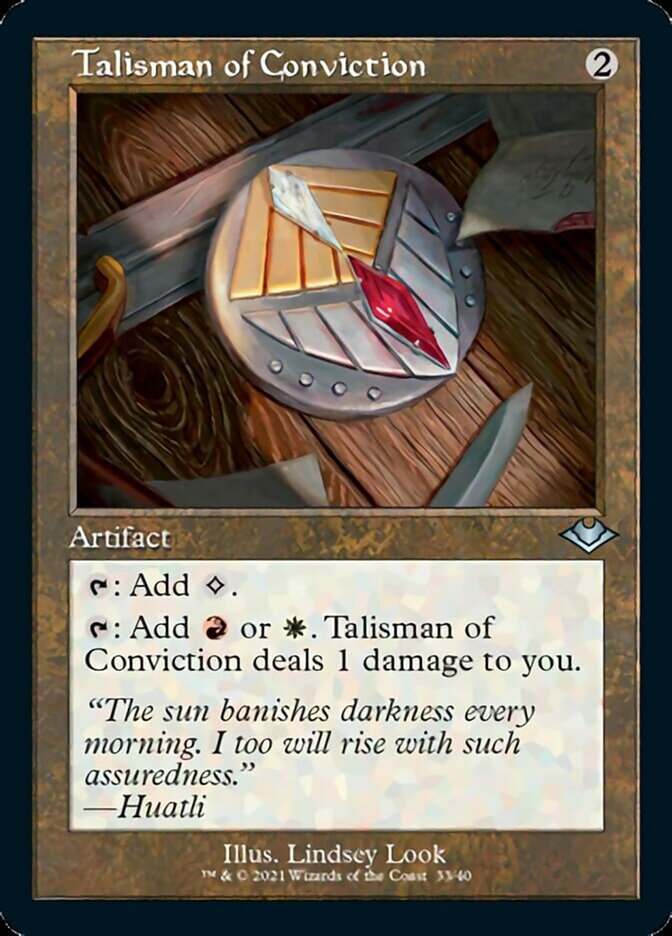 Talismã da Convicção / Talisman of Conviction - Magic: The Gathering - MoxLand