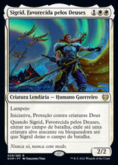Sigrid, Favorecida pelos Deuses / Sigrid, God-Favored - Magic: The Gathering - MoxLand