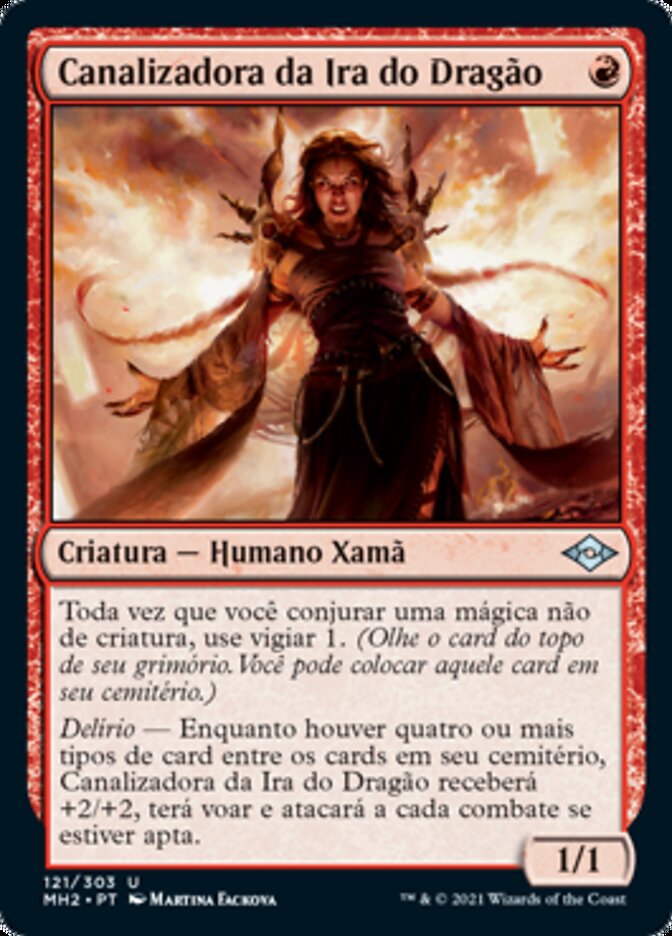 Canalizadora da Ira do Dragão / Dragon's Rage Channeler - Magic: The Gathering - MoxLand