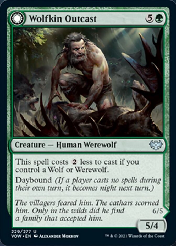 Pária Lupino / Wolfkin Outcast - Magic: The Gathering - MoxLand