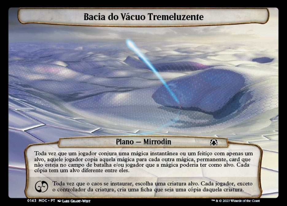 Bacia do Vácuo Tremeluzente / Glimmervoid Basin - Magic: The Gathering - MoxLand