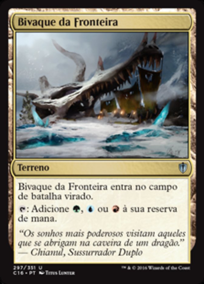 Bivaque da Fronteira / Frontier Bivouac - Magic: The Gathering - MoxLand