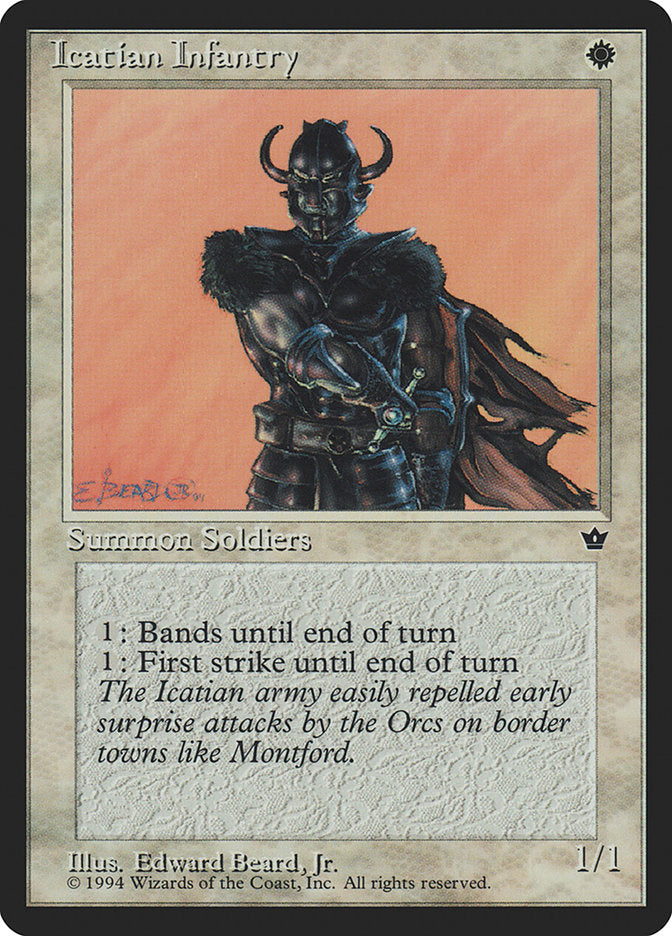 Icatian Infantry / Icatian Infantry - Magic: The Gathering - MoxLand