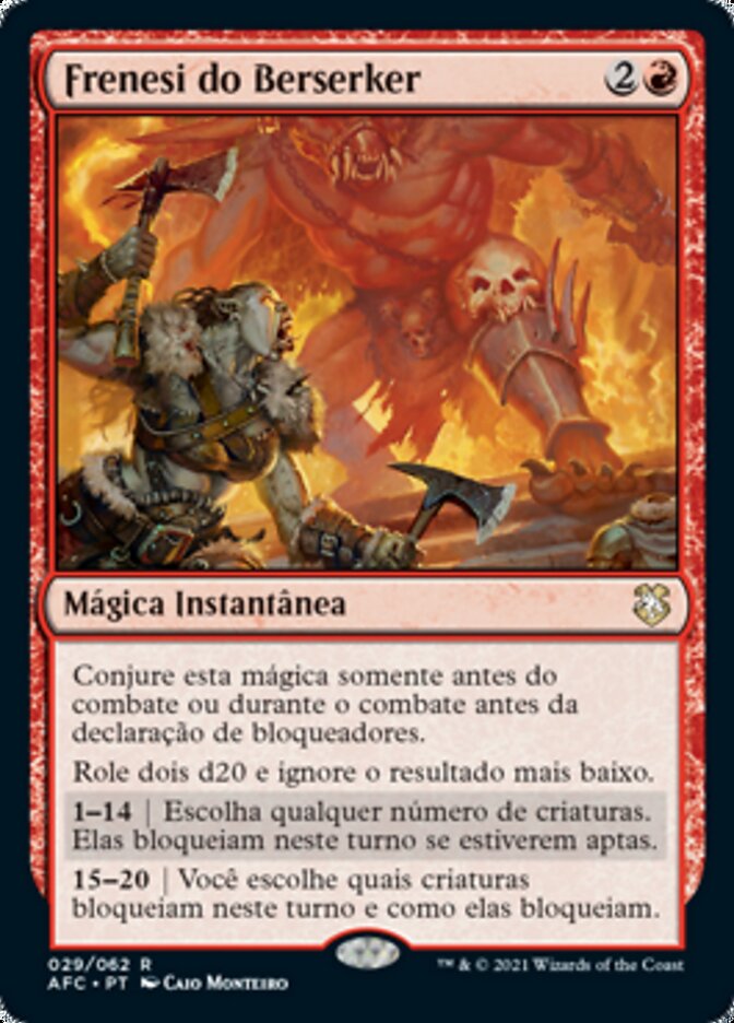 Frenesi do Berserker / Berserker's Frenzy - Magic: The Gathering - MoxLand