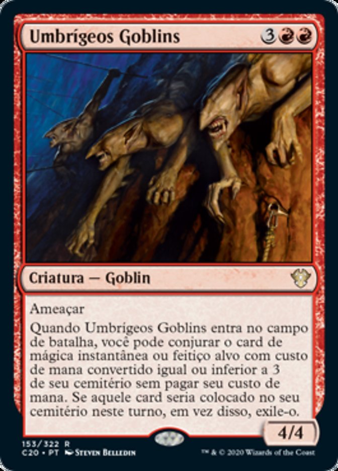 Umbrígeos Goblins / Goblin Dark-Dwellers - Magic: The Gathering - MoxLand