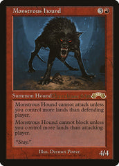 Sabujo Monstruoso / Monstrous Hound - Magic: The Gathering - MoxLand