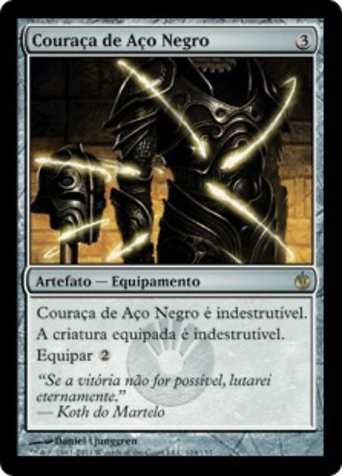 Couraça de Aço Negro / Darksteel Plate - Magic: The Gathering - MoxLand