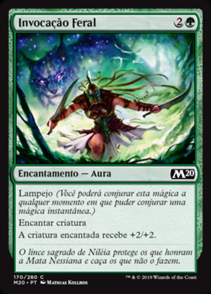 Invocação Feral / Feral Invocation - Magic: The Gathering - MoxLand