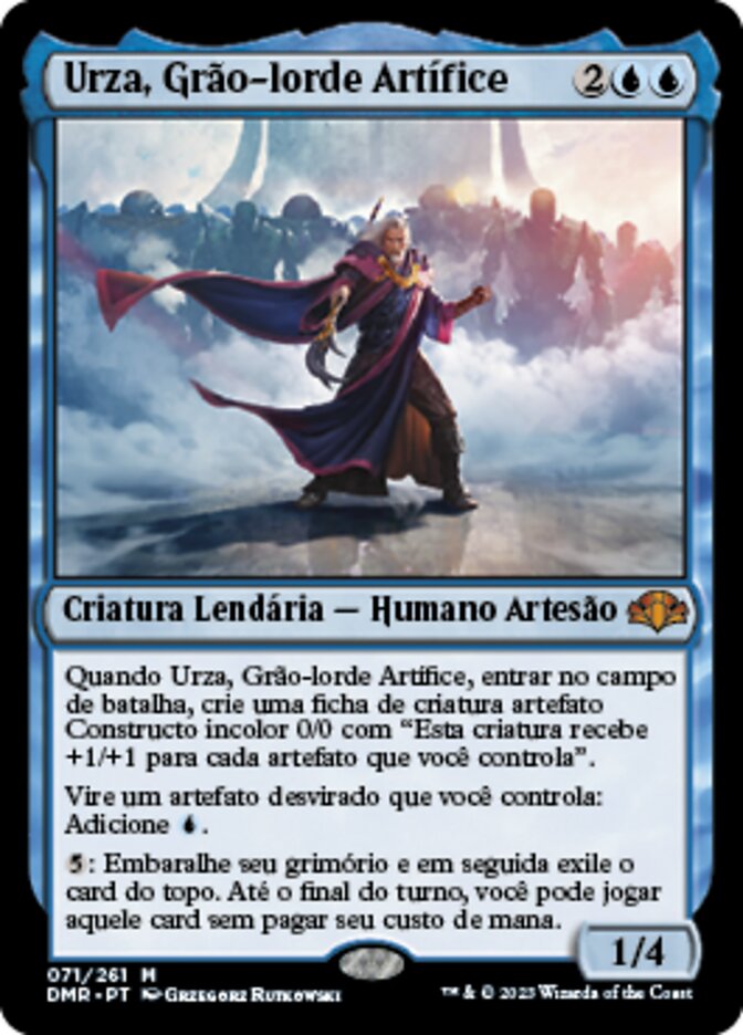 Urza, Grão-lorde Artífice / Urza, Lord High Artificer - Magic: The Gathering - MoxLand