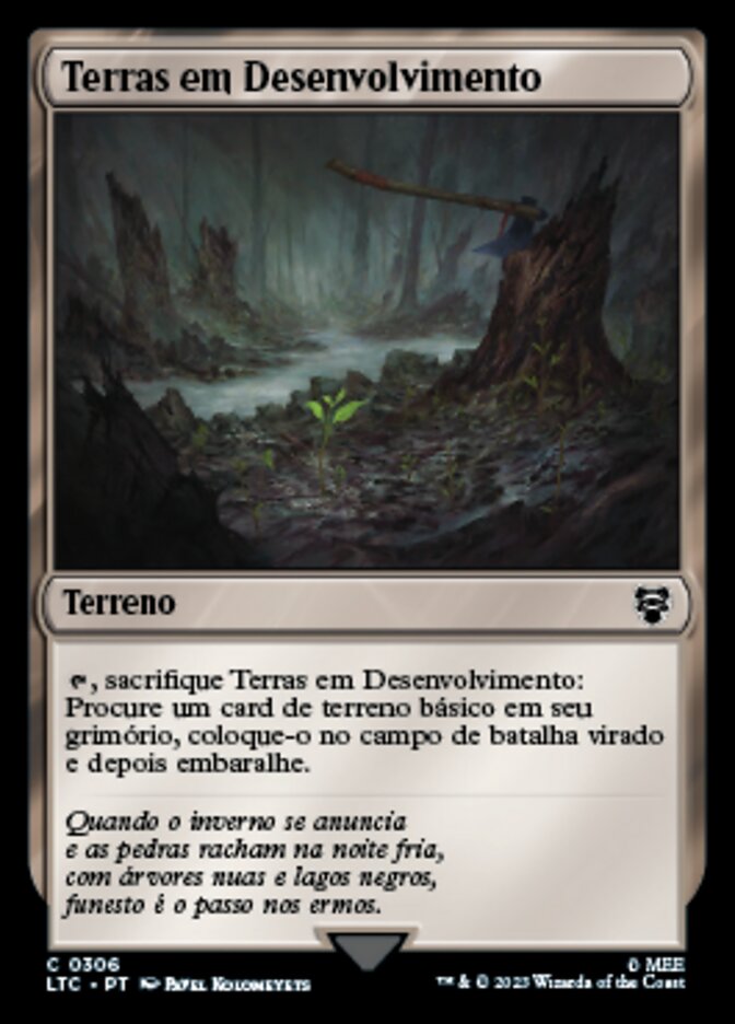 Terras em Desenvolvimento / Evolving Wilds - Magic: The Gathering - MoxLand